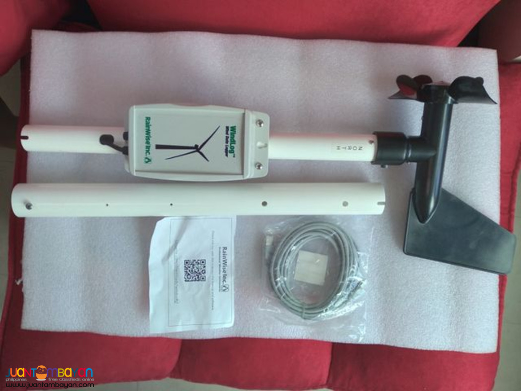 Wind Speed Meter, Wind Direction, Datalogger, Anemometer, Rainwise