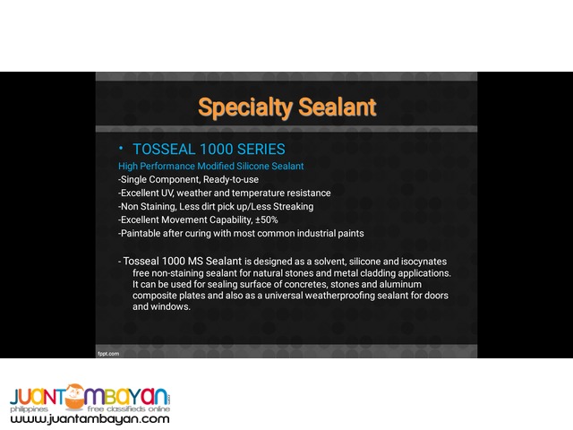 CONSTRUCTION SEALANT (WEATHER SEALANT)