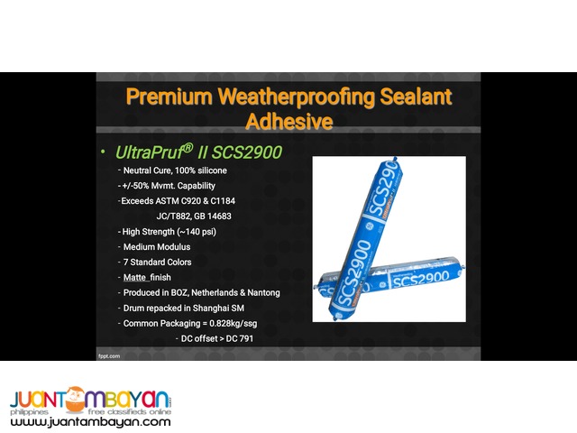 ULTRAPRUF II SCS2900 (WEATHERPROOFING SEALANT)
