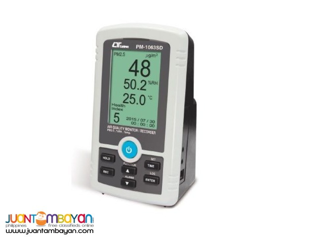 IAQ, Air Quality Meter, Air Quality Monitor, Datalogger, PM2.5, Lutron