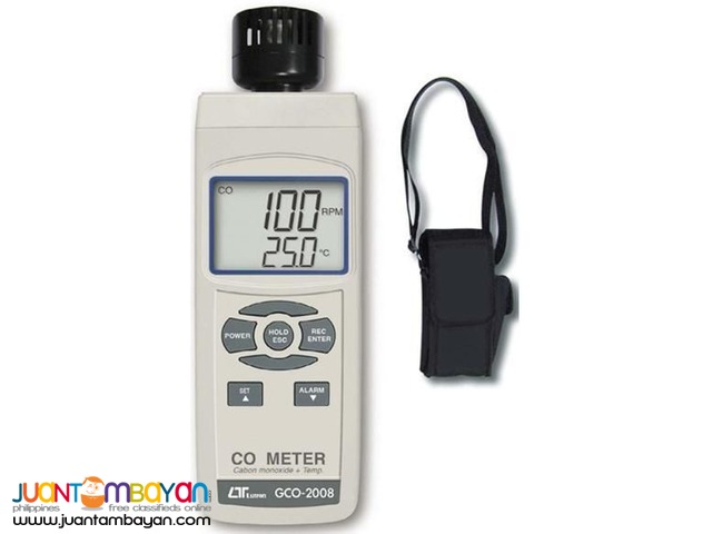 Carbon MONOXIDE Meter, CO Meter, Lutron GCO-2008