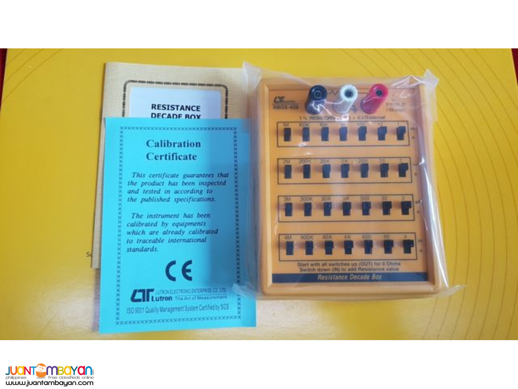 Resistance DECADE Box, Lutron RBOX-408