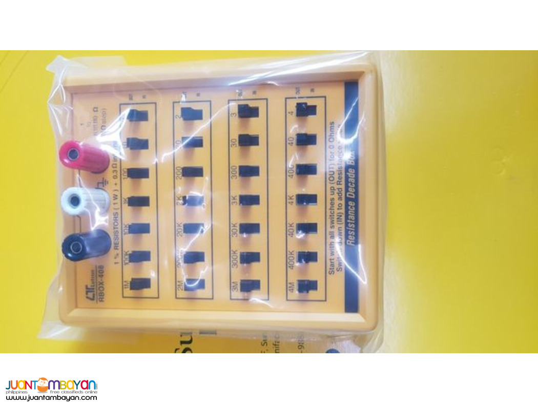 Resistance DECADE Box, Lutron RBOX-408