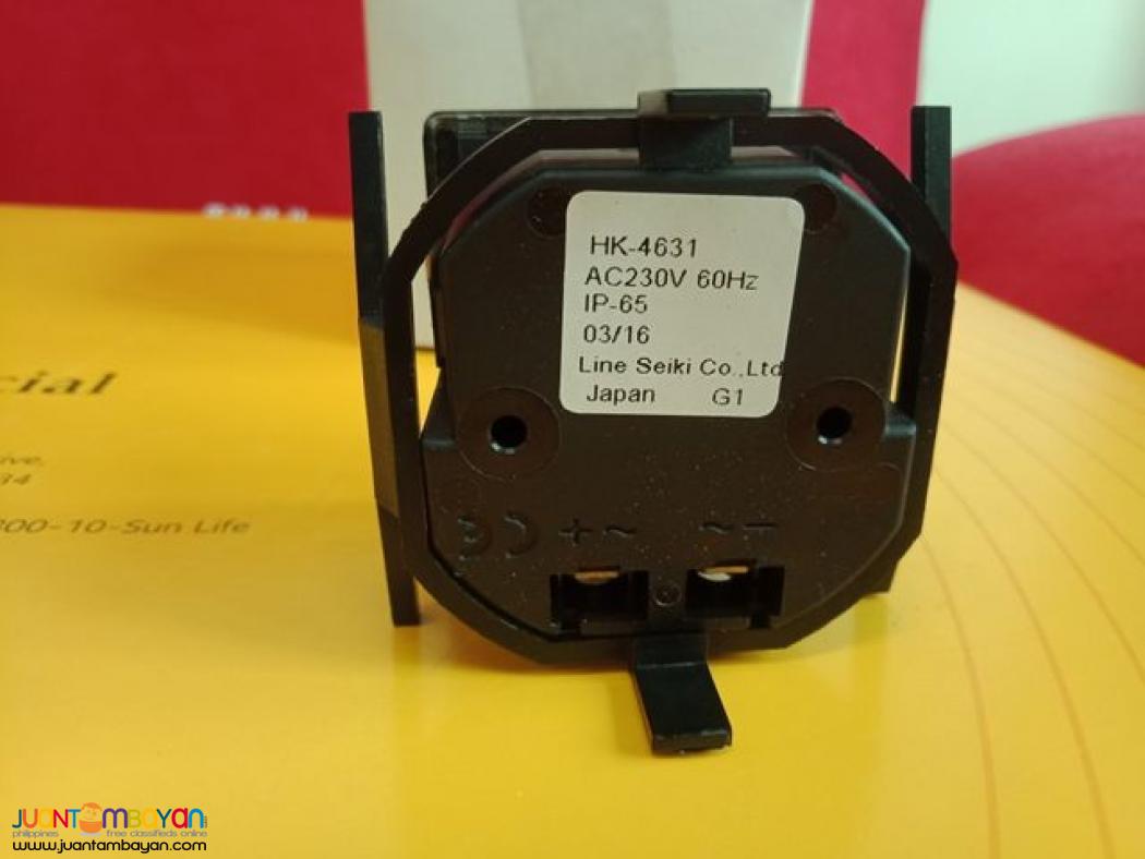 Electric Hourmeter, Hour Counter, Line Seiki (Japan), HK-4631