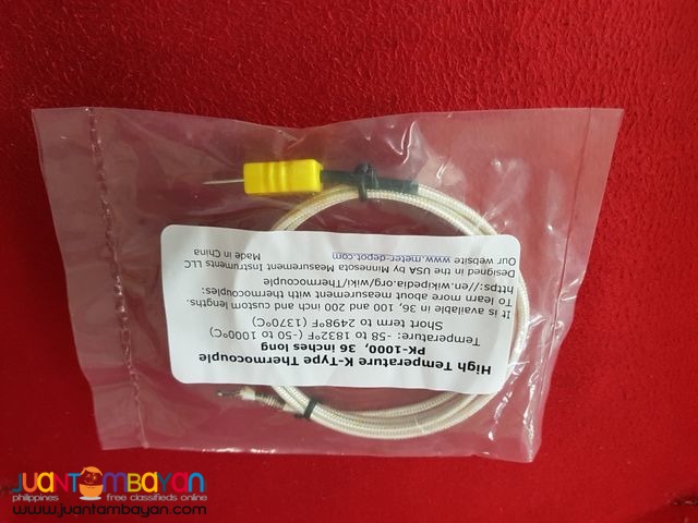Thermocouple Probe, Type -K, High Temperature WIRE Probe