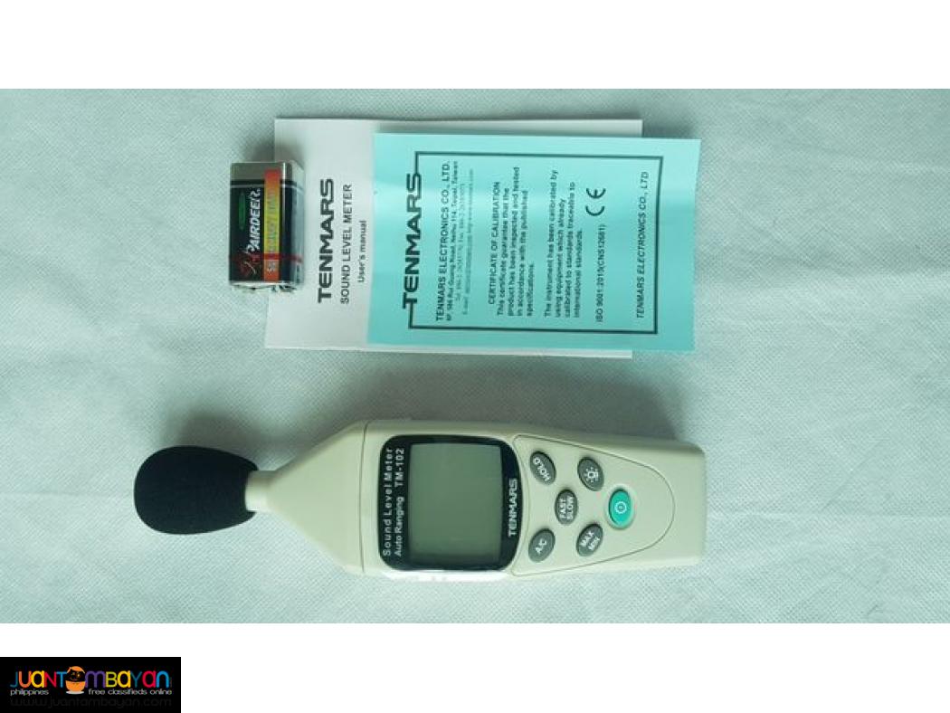 Noise Meter, Sound Level Meter, Class 2, Sound Meter, Tenmars