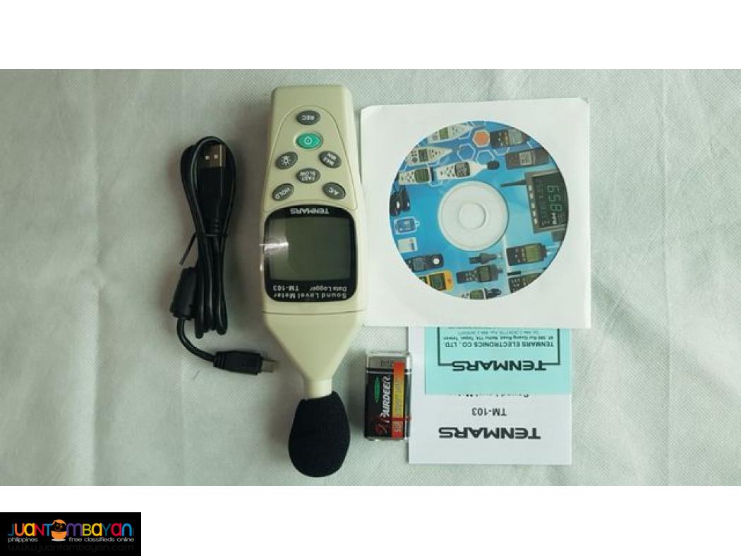 Sound Level Meter, Class 2, Datalogger, Decibel Meter, Sound Meter