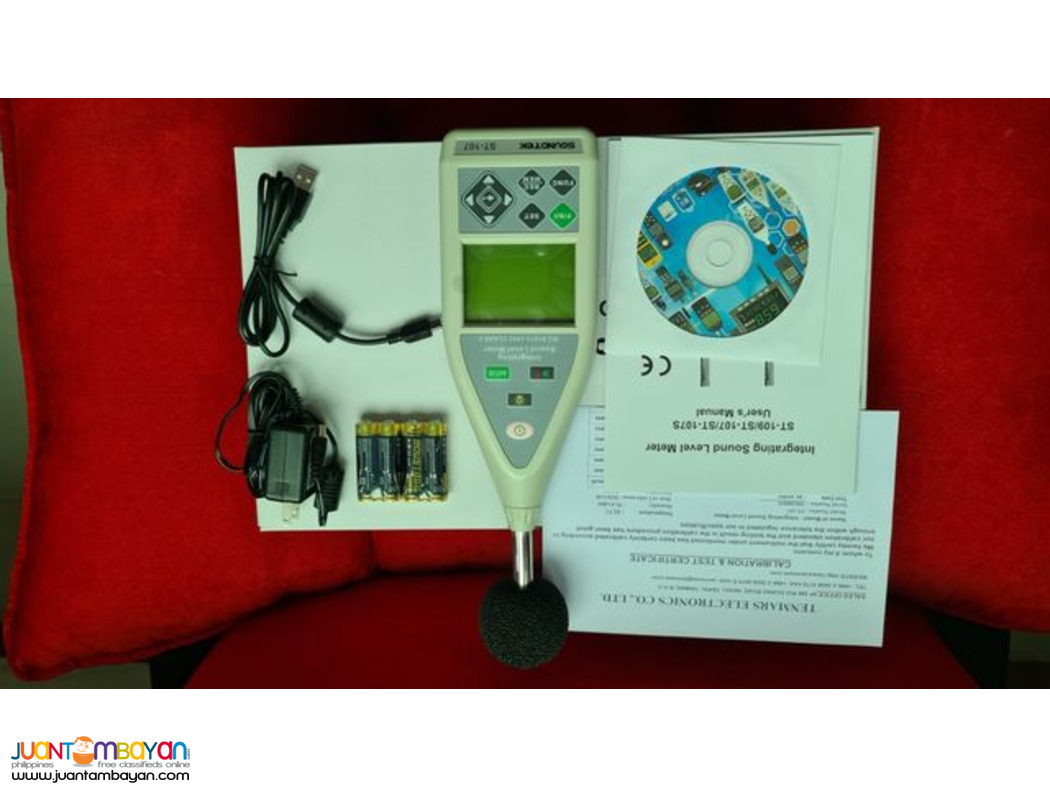 Integrating Averaging Sound Level Meter - INTEGRATING Sound Level Meter, ST-107, Tenmars, Class 2