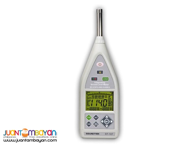 INTEGRATING Sound Level Meter, ST-107, Tenmars, Class 2