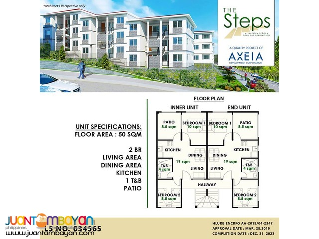 The Steps Condo in Sumulong Hiway Antipolo thru Pag ibig