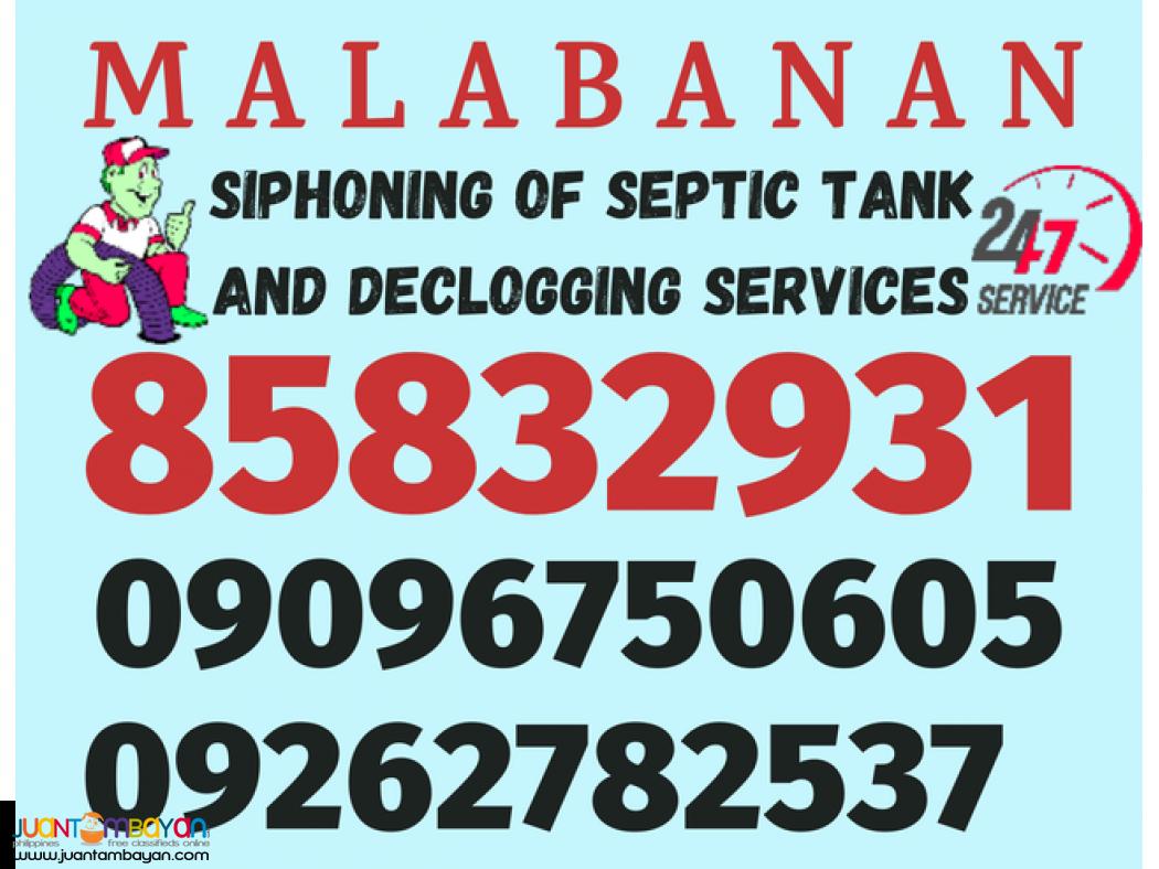 Declogging of Pipelines and Sipsip of Septic Tank Services