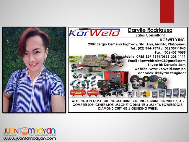 Korweld 600A ARC DC Inverter Type Welding Machine (220V,440V)