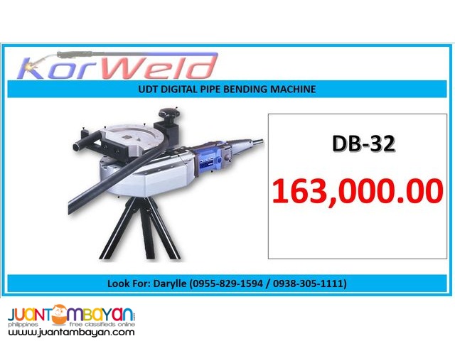UDT Digital Pipe Bending Machine DB32