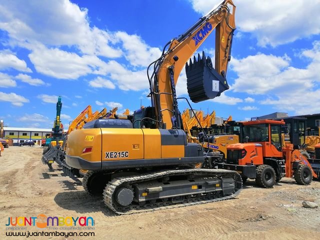 XCMG XE215C BACKHOE EXCAVATOR ISUZU ENGINE.