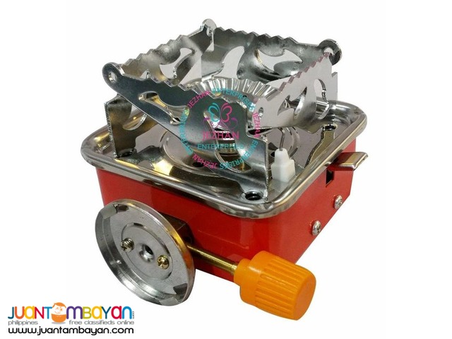 portable card type stove square outdoor folding camping stove
