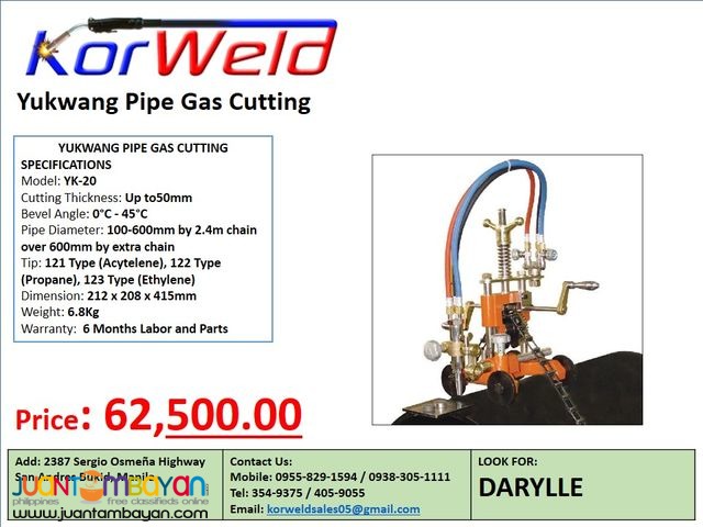 Yukwang YK-20 (Pipe Gas Cutting)