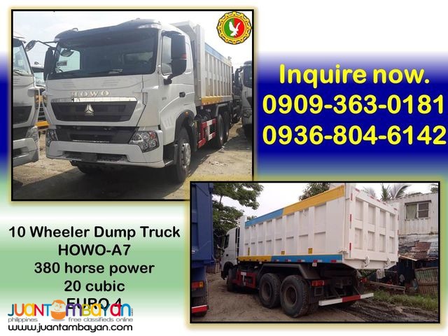 10 Wheeler HOWO-A7 Dump Truck