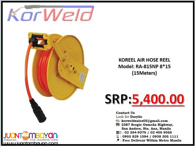 Koreel Air Hose Reel RA-815NP (8 x 12) 15Mts
