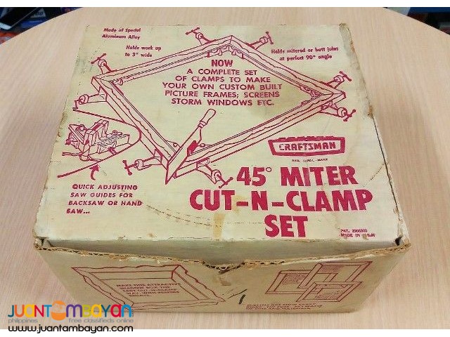 Craftsman 45 Degree Miter Cut-N-Clamp Set – Original Box GUC