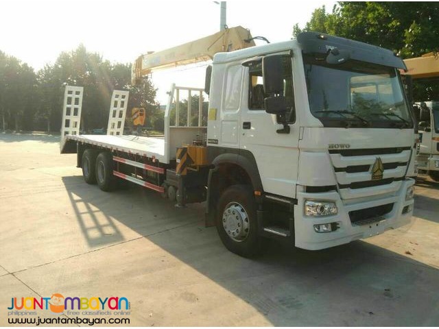 HOWO T7H 6X4 SELF LOADING TRUCK WITH 10 TONS BOOM