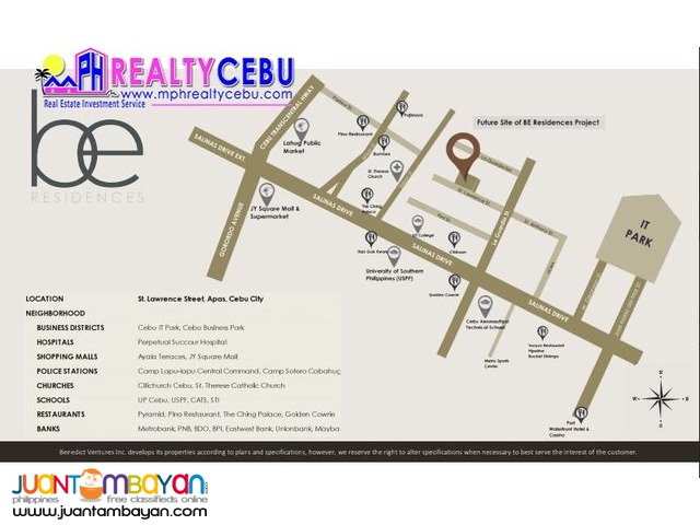 2 BR CONDO UNIT BE RESIDENCES LAHUG CEBU CITY