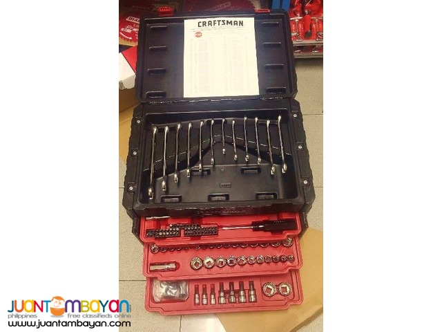 Craftsman 270-piece Mechanics Tool Set with 3-Drawer Chest
