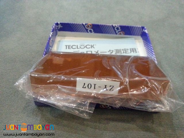 Durometer TEST BLOCK, Teclock Shore A, Shore D