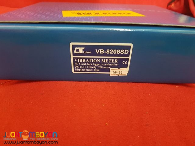 Vibration Meter, Vibrometer, Datalogger, Vibration Recorder, Lutron