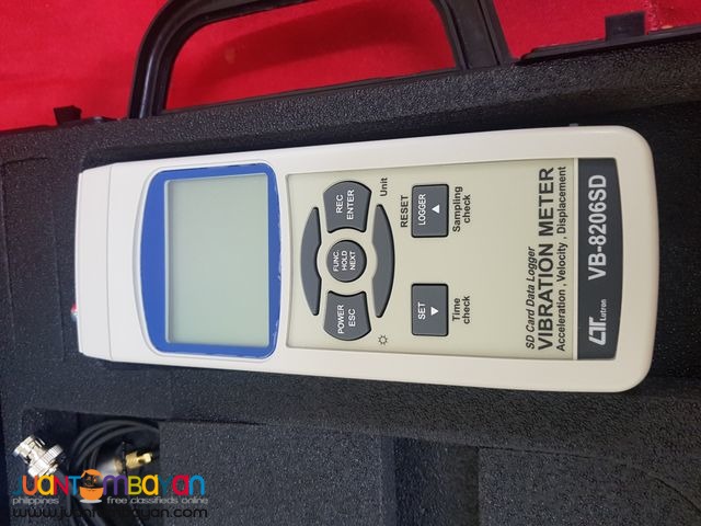 Vibration Meter, Vibrometer, Datalogger, Vibration Recorder, Lutron