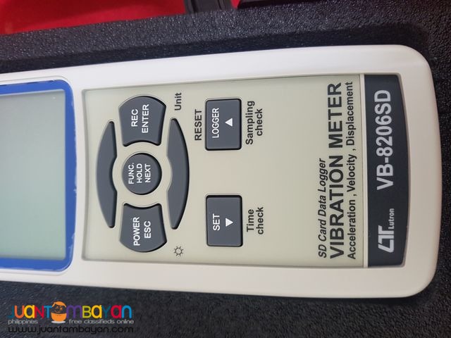 Vibration Meter, Vibrometer, Datalogger, Vibration Recorder, Lutron