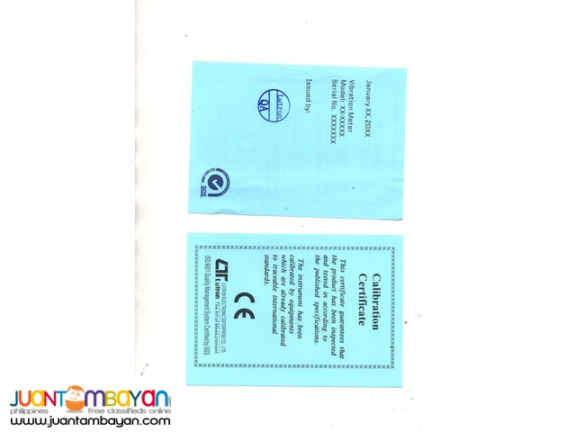 Vibration Meter, Vibrometer, Datalogger, Vibration Recorder, Lutron