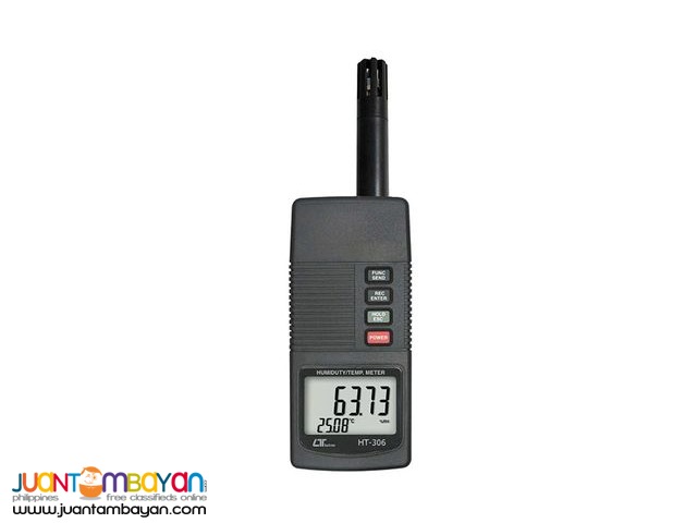 Precision Hygrometer, Temperature & Humidity Meter, Lutron HT-306