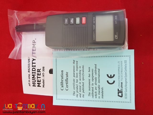 Precision Hygrometer, Temperature & Humidity Meter, Lutron HT-306