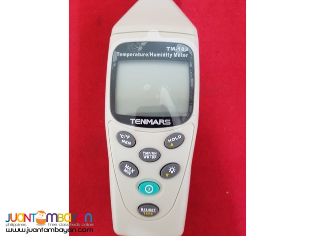 Temperature & Humidity Meter, Digital Hygrometer, Tenmars