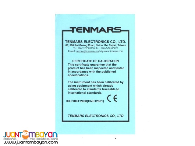 Temperature & Humidity Meter, Digital Hygrometer, Tenmars