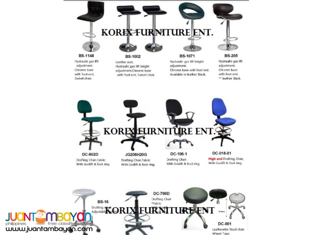 drafting chairs - teller chair - barstool  -furniture