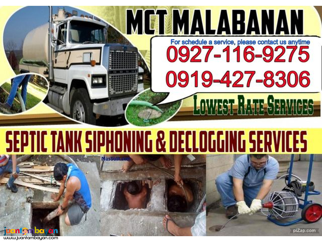 MCT Septic Tank And Declogging services
