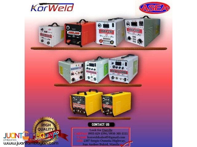TIG Welding Machine DC Inverter Type (ASEA-TIG350DL)