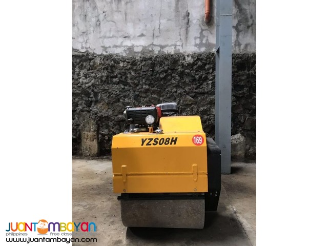 YAMA Double Drum Sit and Walk-behind Vibratory Roller / Pizon