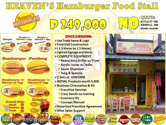 HEAVEN'S HAMBURGER FOOD STALL