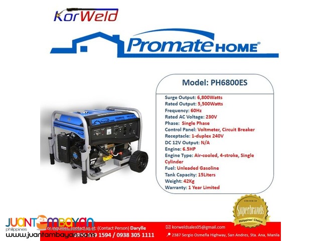 Generator Set PH6800 ES Promo Sale