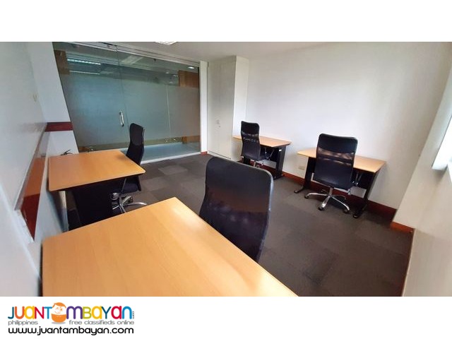 16SQM Window Office for Rent in Makati 6-Seater ALL IN