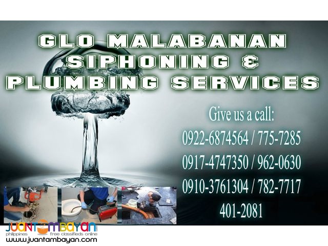 PAP siphoning & plumbing services