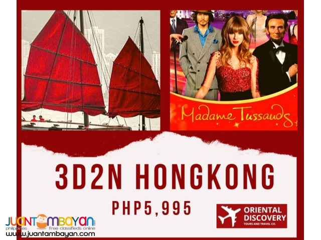 PROMO 3D2N EXPLORE HONGKONG WITH FREE CITY TOUR 