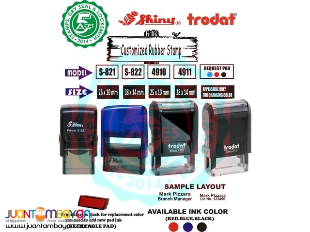 rubber stamps supplier