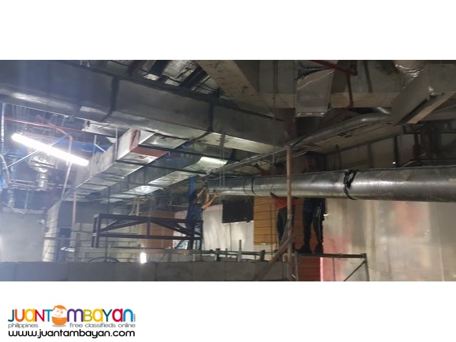  Ducting Works 	- Supply and Installation of Exhaust and Fresh Air