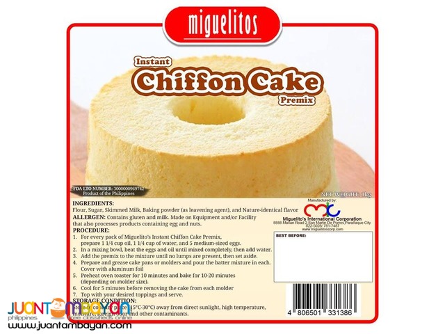 MIGUELITOS CHIFFON MIX