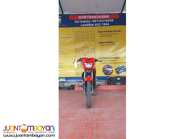 2018 HONDA ZN 125 RED/BLACK M/T GAS 