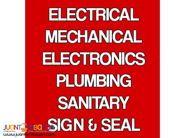 PME Sign and Seal on Mechanical Plans
