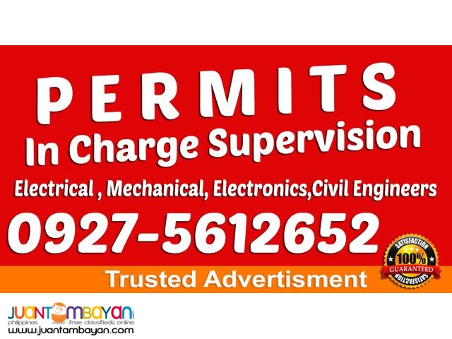 ELECTRICAL PLANS FOR MERALCO and ELECTRICAL PERMIT